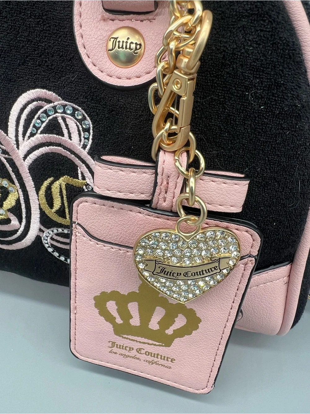 Juicy couture juicy lovers club bowler purse
